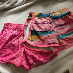 2 pairs of size 7/8 kids athletic shorts